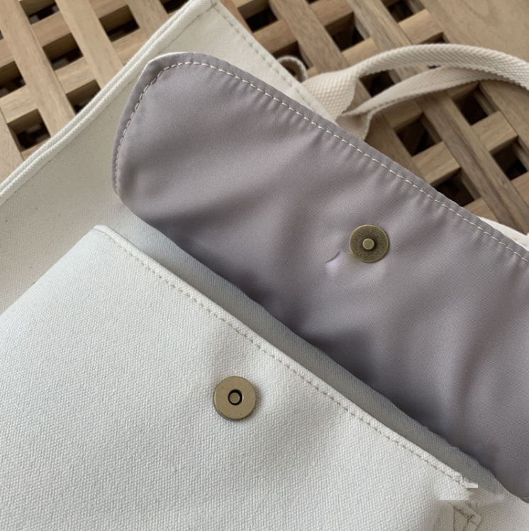 Corduroy Tote Bag With Pocket 2