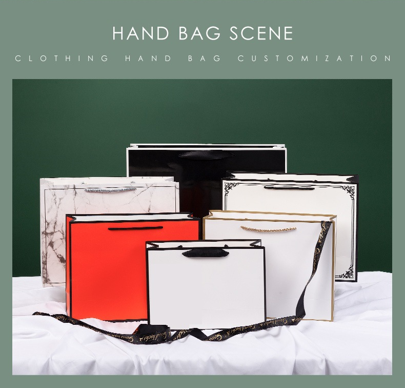 Custom Printed Paper Shopping Bags With Logo 1