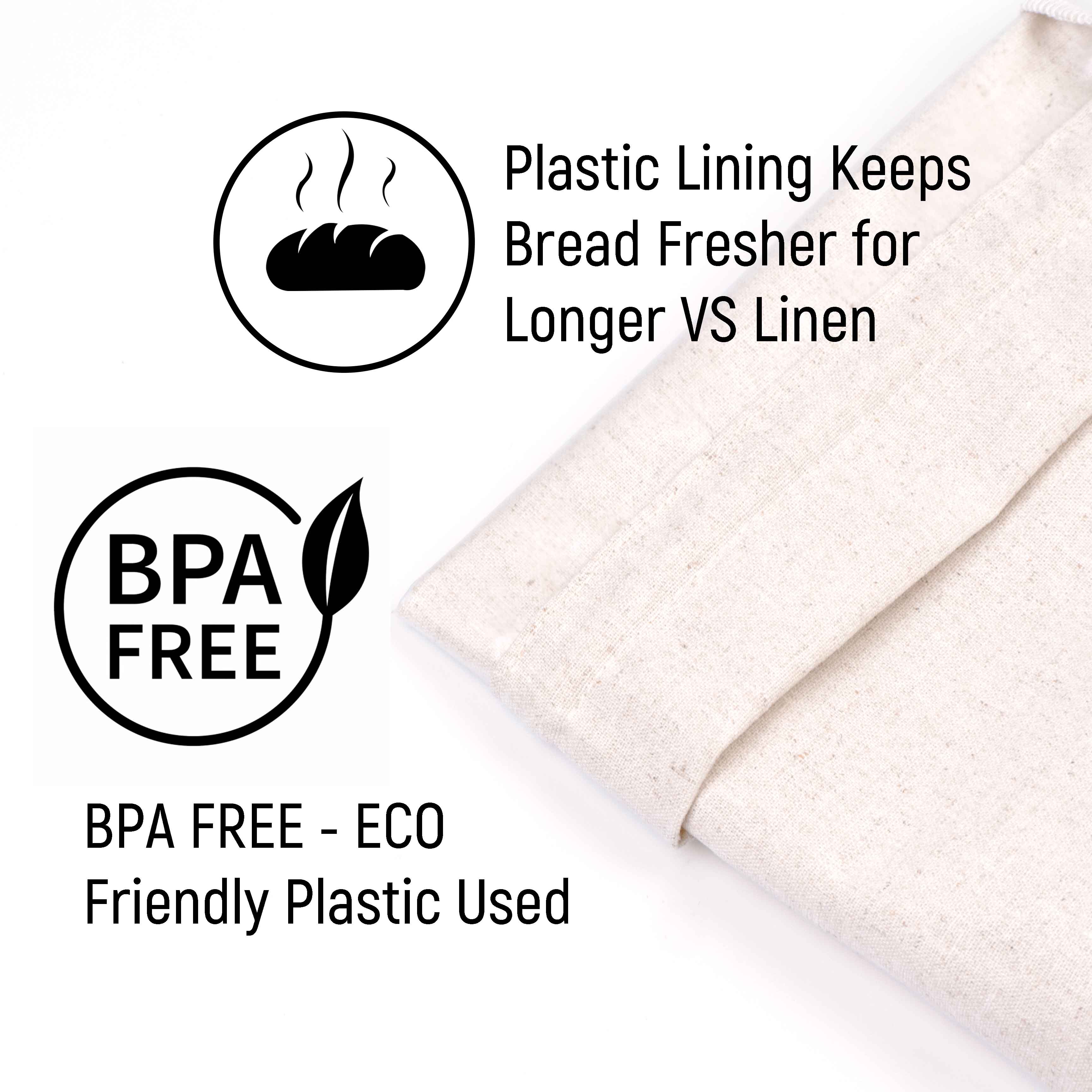 Custom Logo Bread Drawstring Bag 1