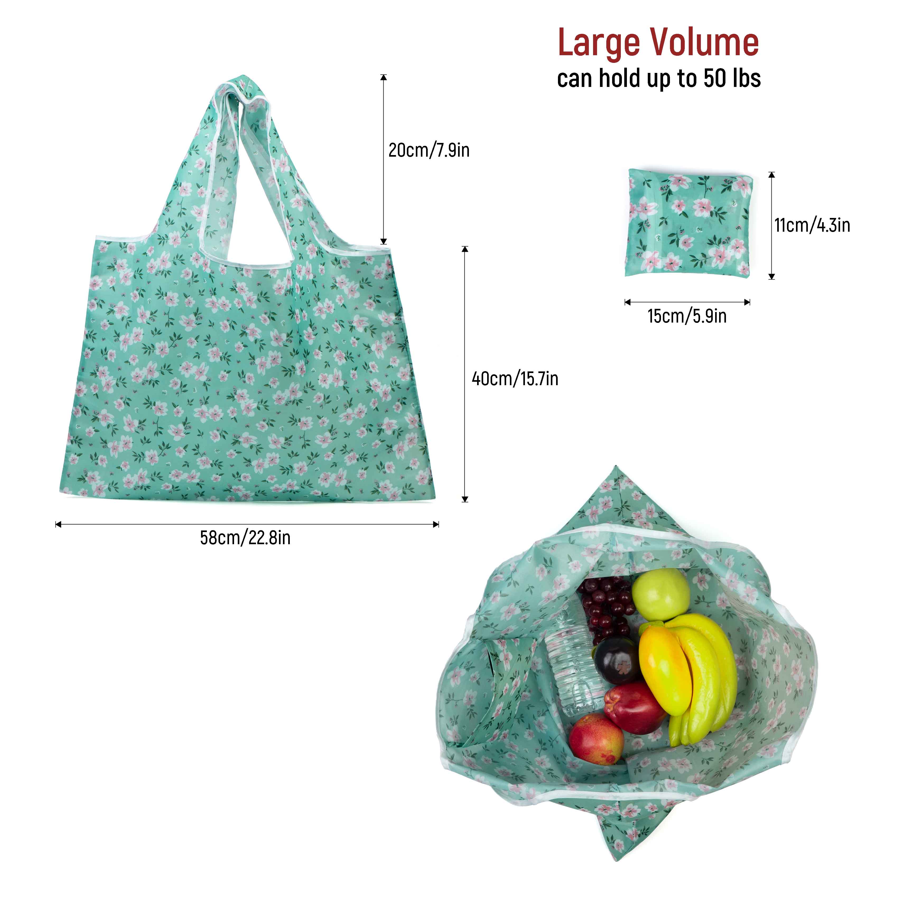 reusable folding bags 