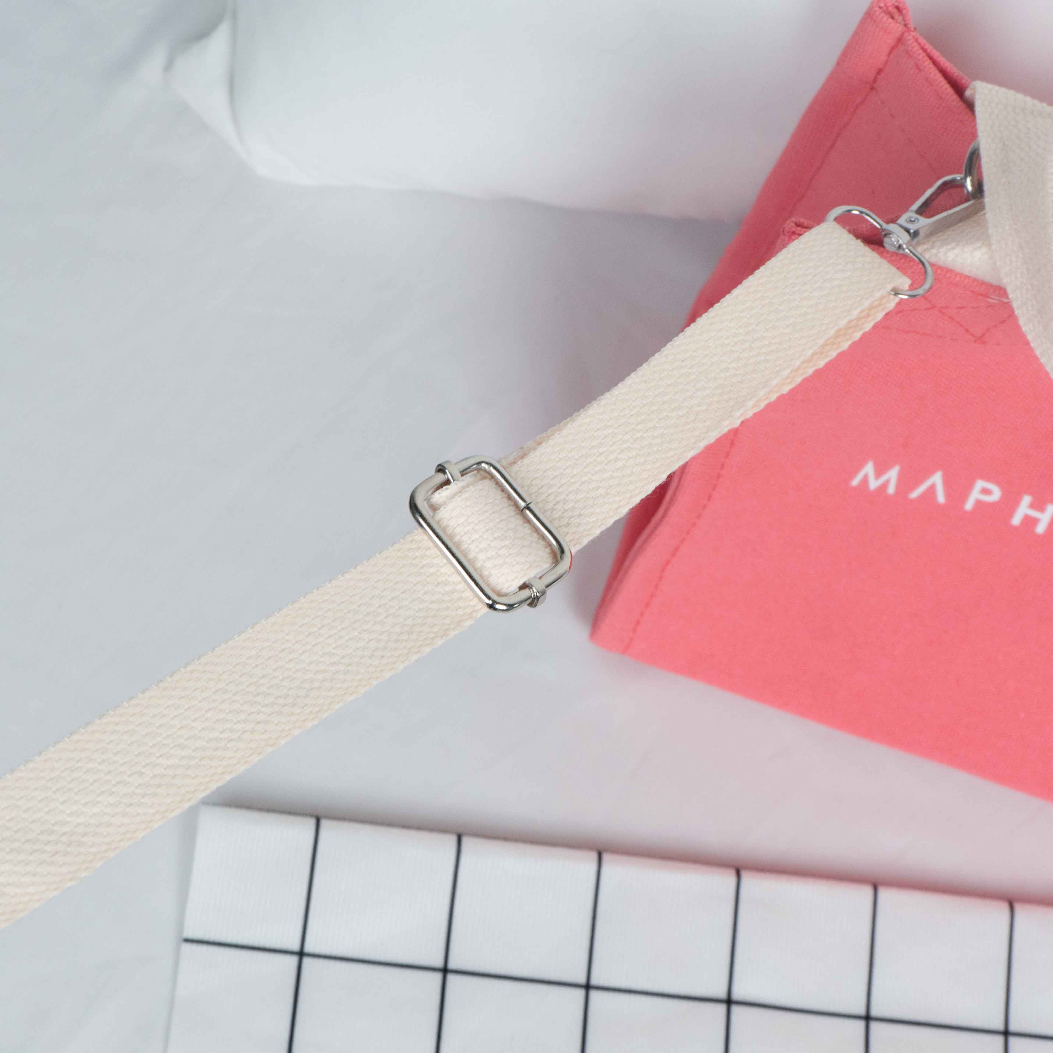 Blank Canvas Crossbody Mini Tote Bag 1