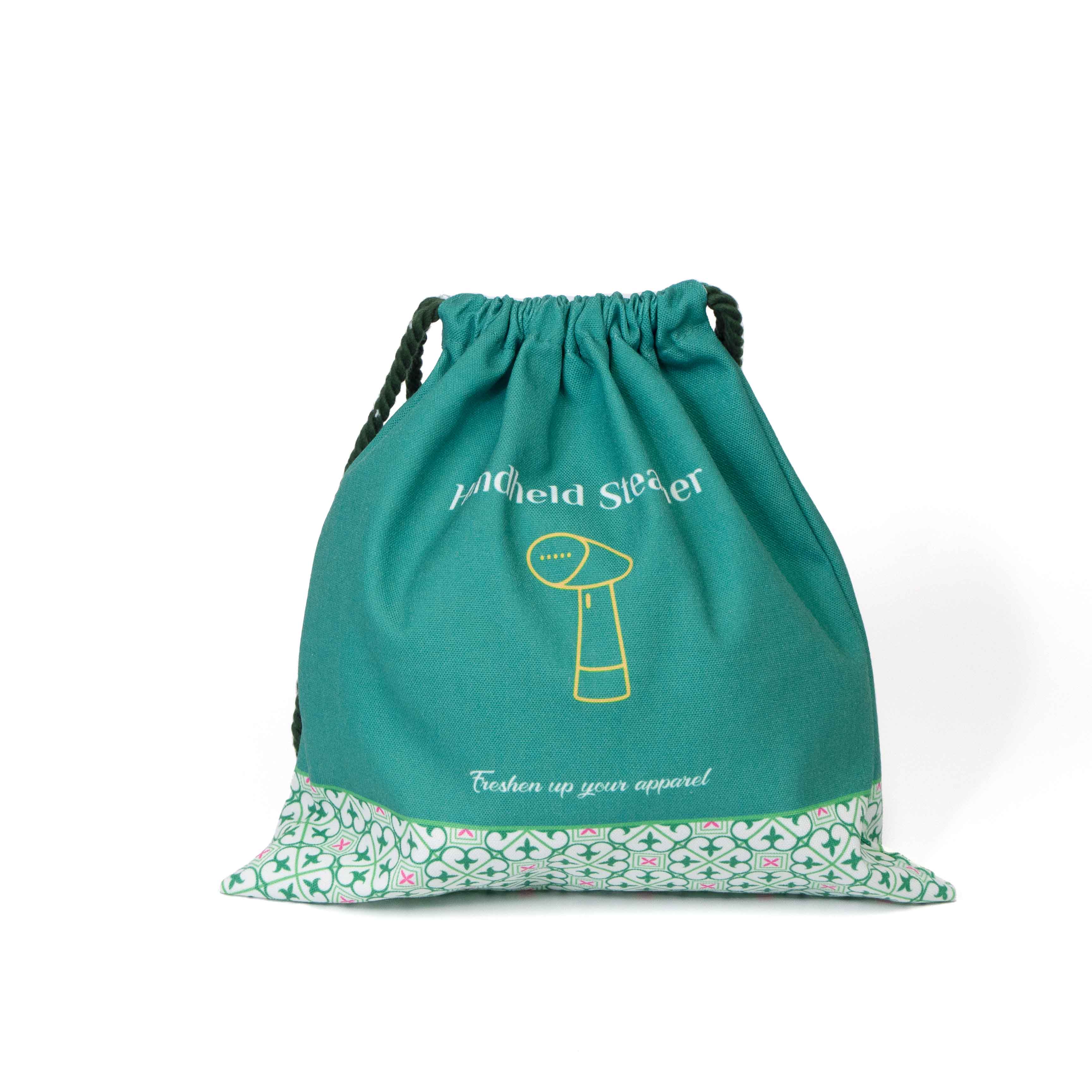 Cotton Hair Dryer Drawstring Bag 1