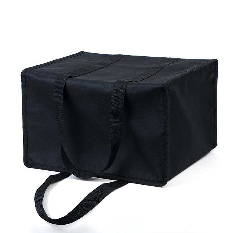 Black grocery cooler bag