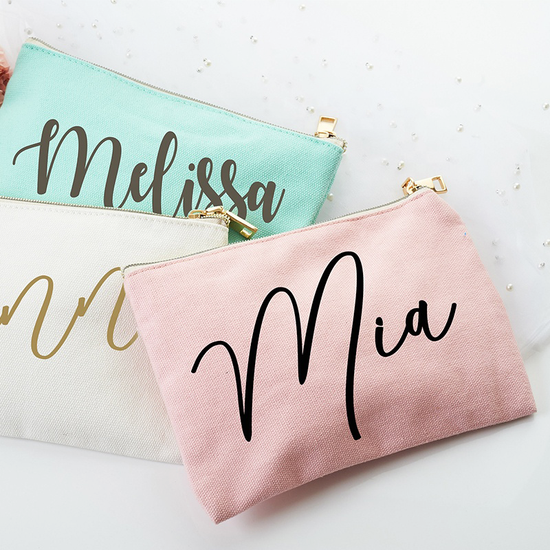 Trousse à cosmétiques en coton biologique