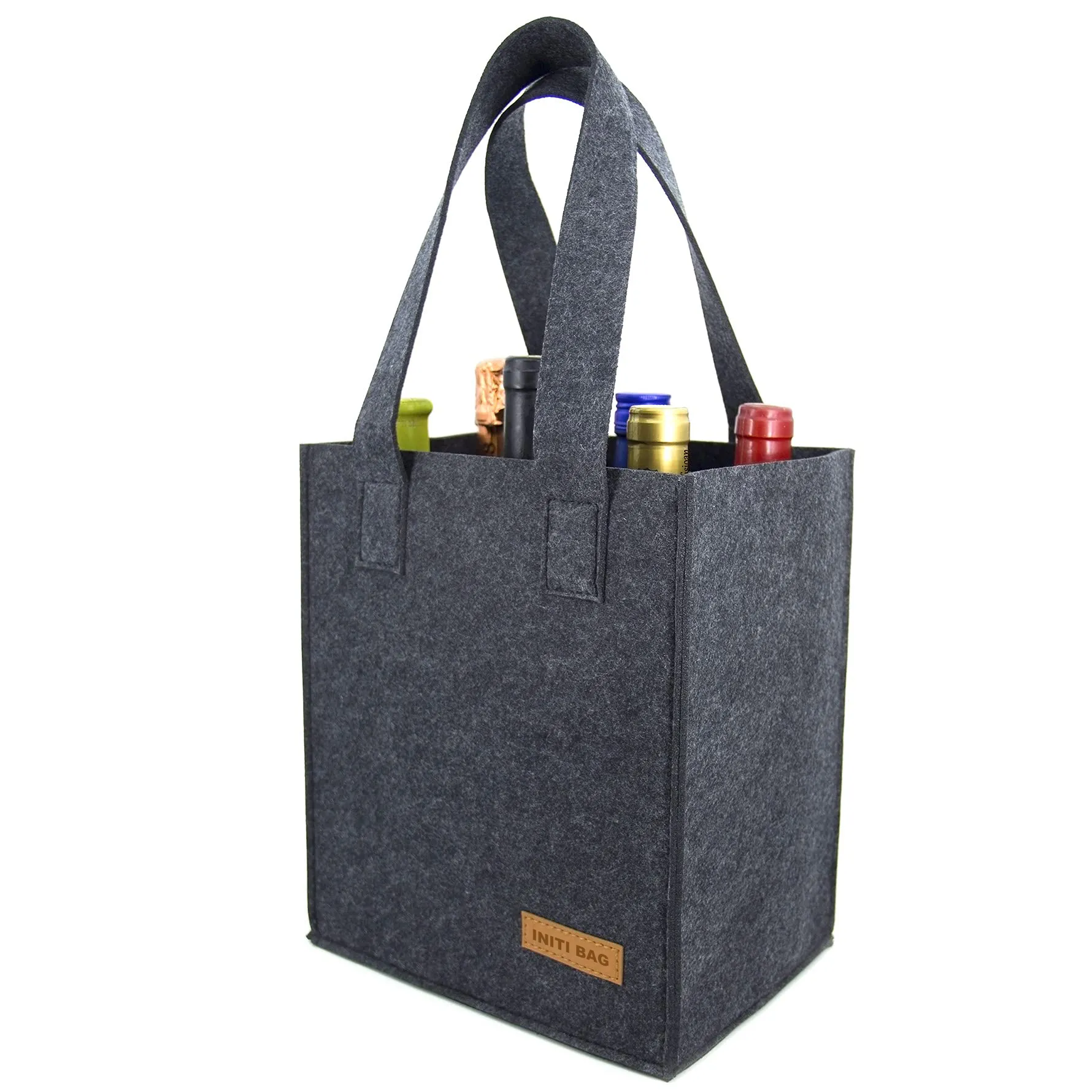 Felt wine tote 1