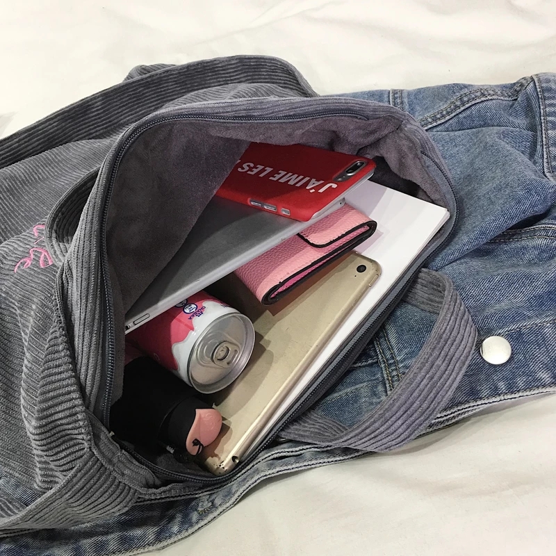 Large Capacity Cotton Shopping Tote Bag 1