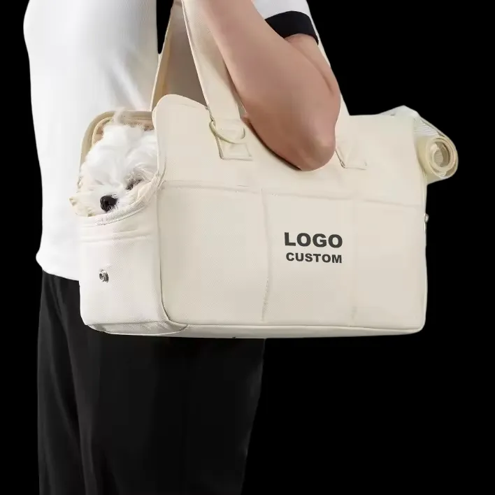 Dog Carrier canvas Tote Bag