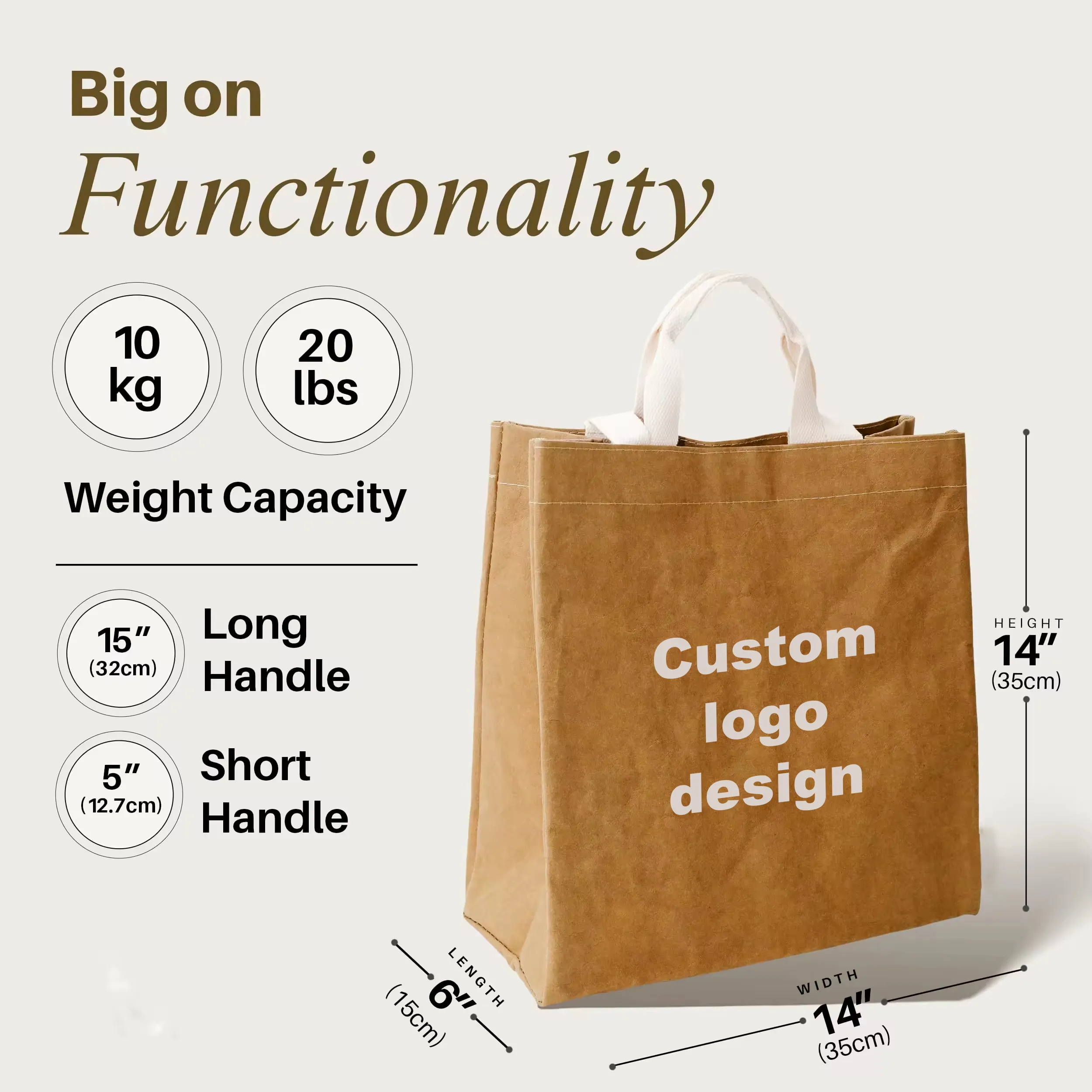 Washable paper tote bags 2