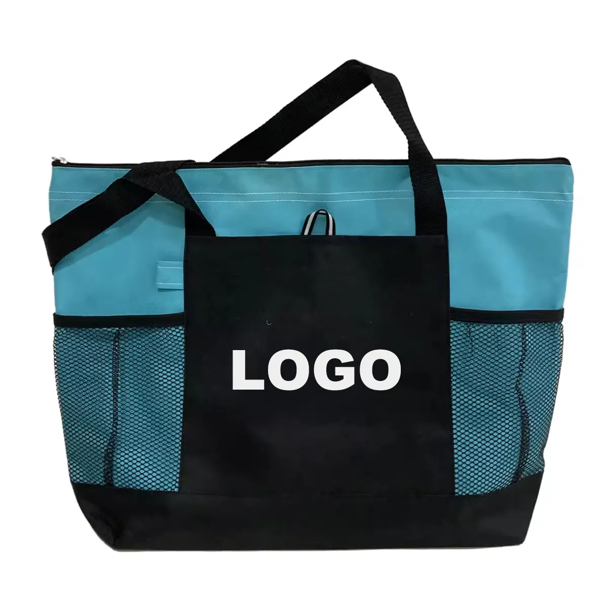 Green Zippered Tote Bags