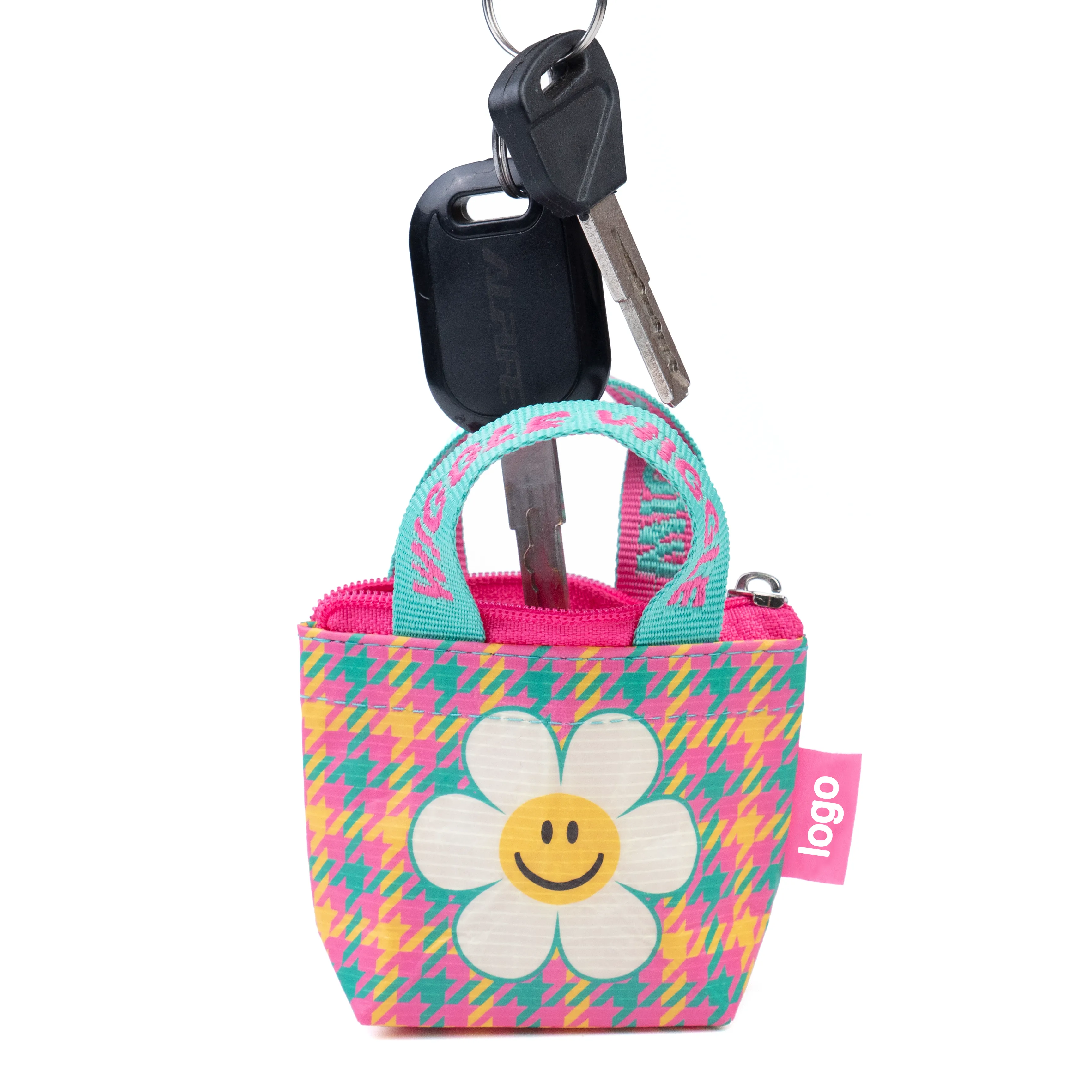 keychain bag and keys