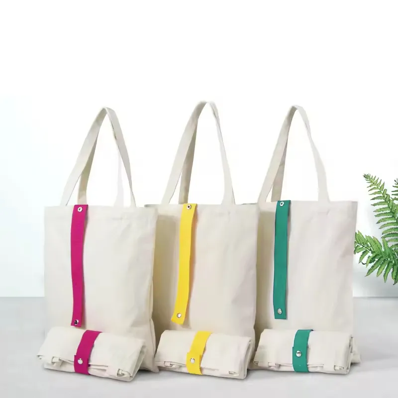 Canvas foldable bag 2