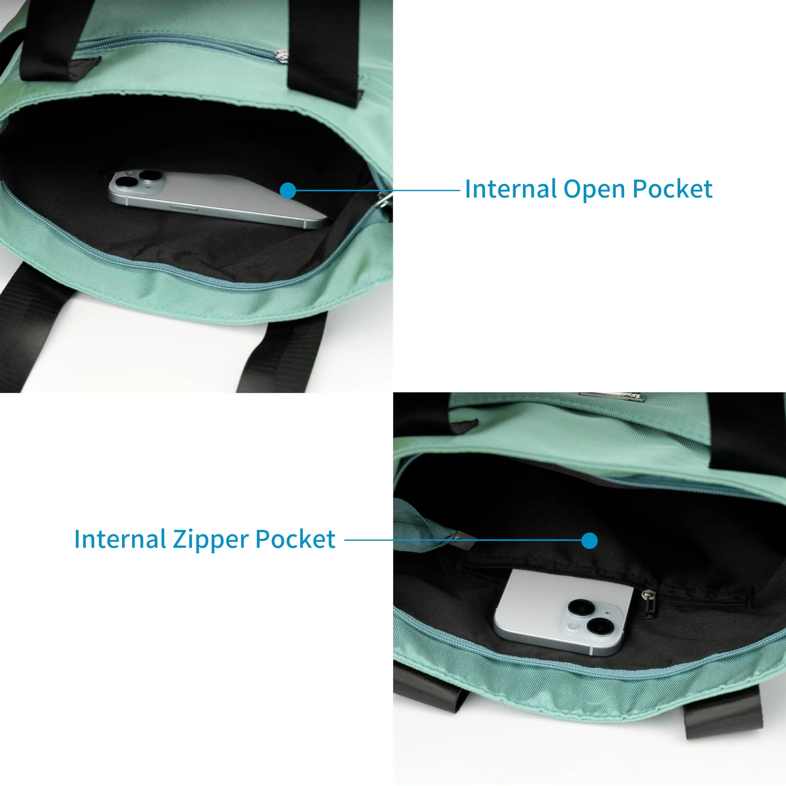 Custom nylon tote bags 1