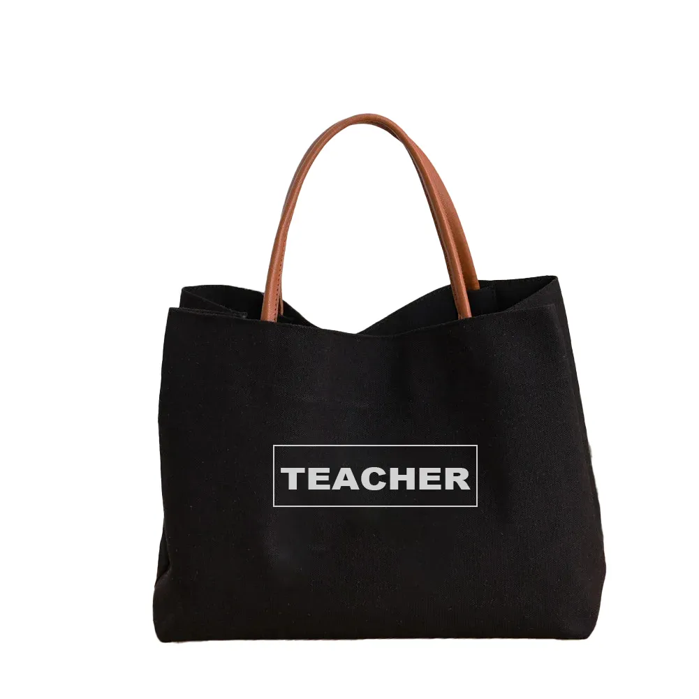 Black Teacher tote