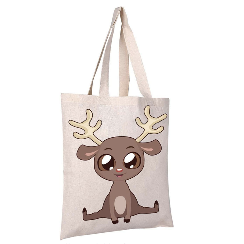 Custom Logo Canvas Shopping Bags 5