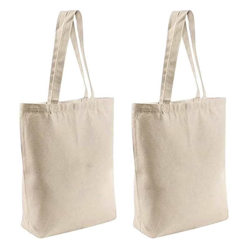Custom Logo Canvas Shopping Bags 3