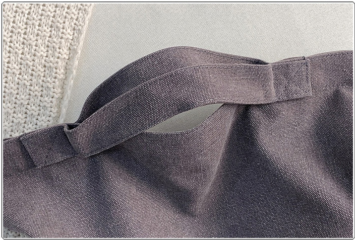 Letter Shoulder Canvas Tote Bag With Zipper 3