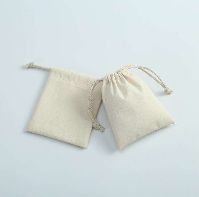 Canvas Cotton Drawstring Bag 1