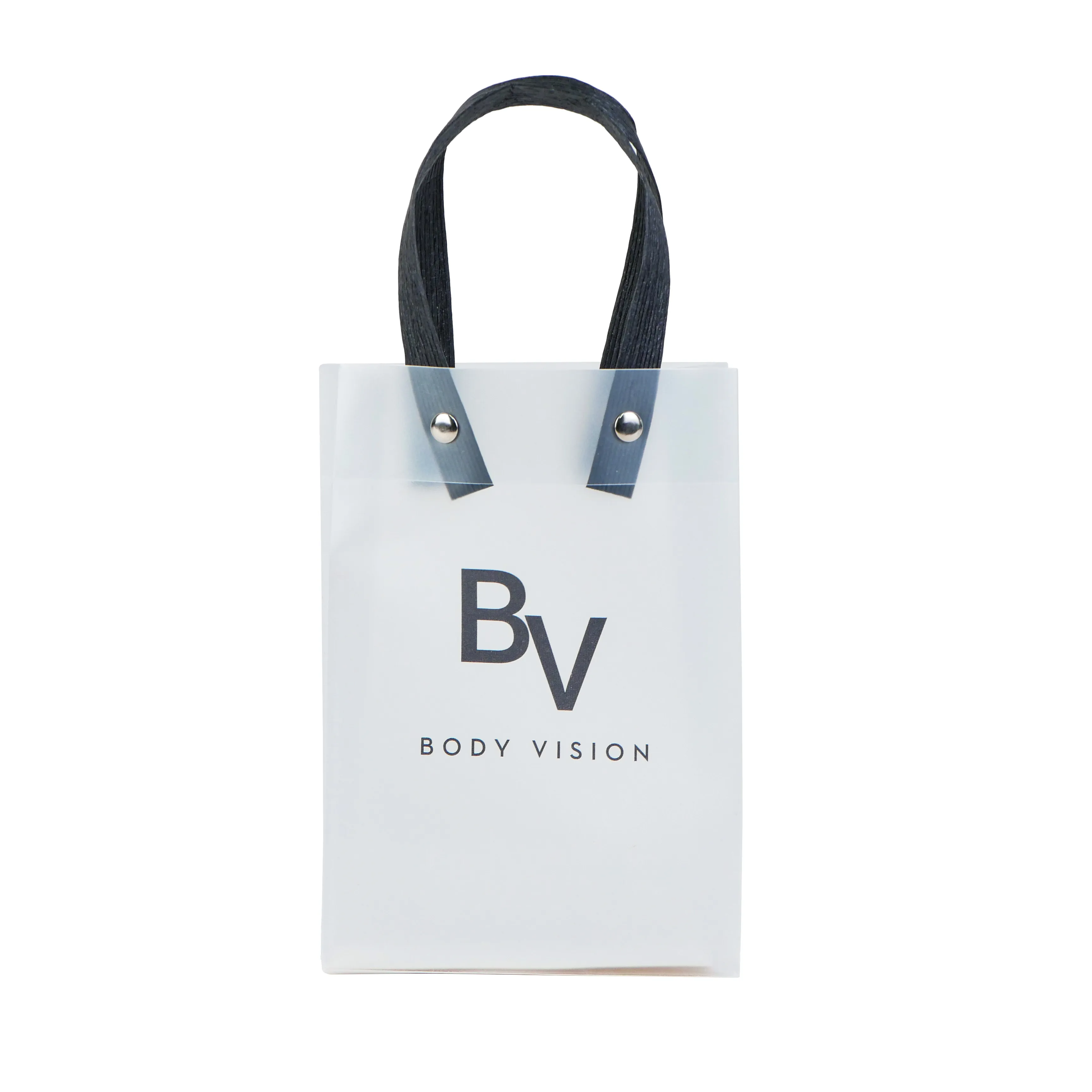 Clear plastic bag with handle 1