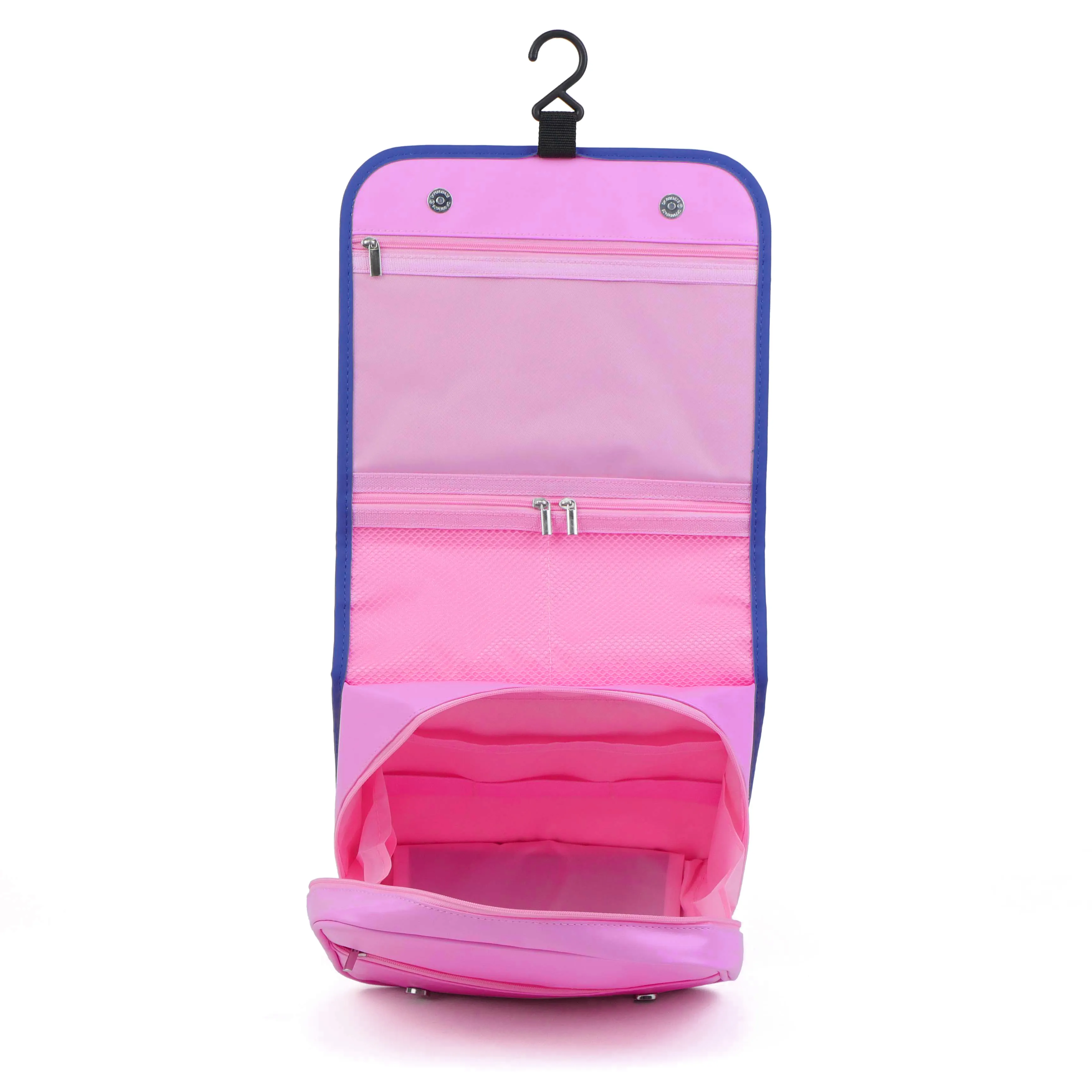 pink hanging toiletry bag