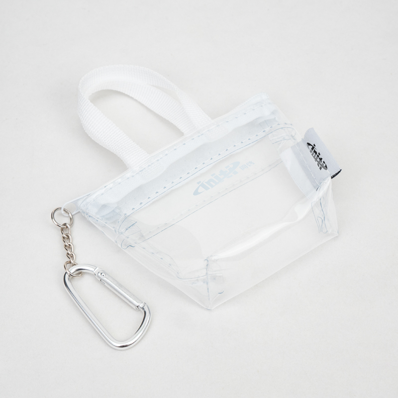 Clear coin pouch keychain 1