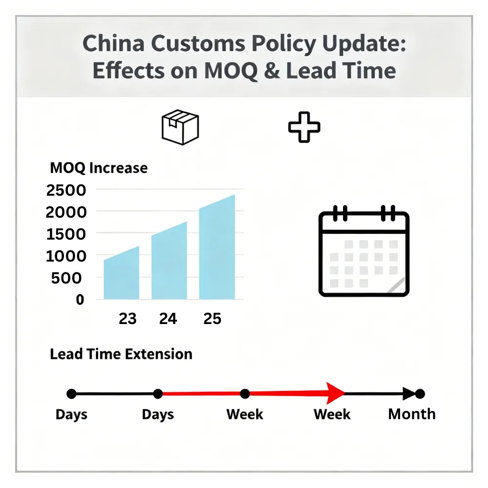 Why China's New Customs Policies Are Increasing MOQ for Custom Bags 1