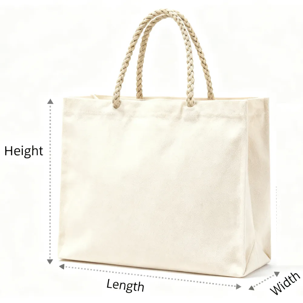 The Complete Guide to Tote Bag Dimensions: Standard Sizes, Uses, and Custom Options 1
